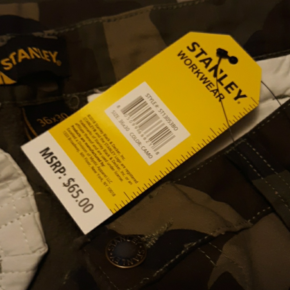 Men's fleece lined work pants